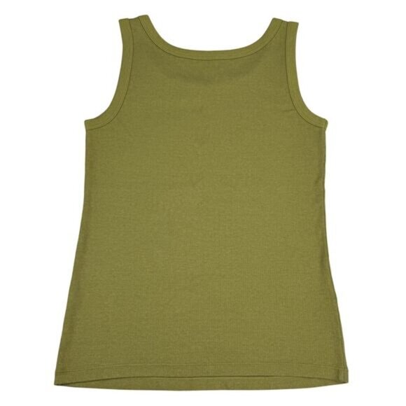 NWT UNIQLO Women's Soft Ribbed Tank Top Sz XS Olive - Picture 4 of 4